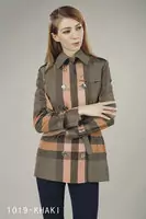 vintage burberry trench coat hiver short lightweight check